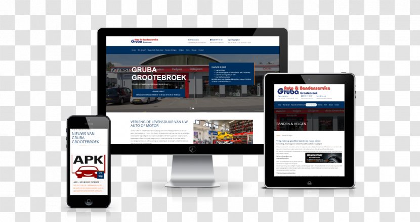 Gruba Auto & Bandenservice Responsive Web Design Verkeersschool De Lange Multimedia Display Advertising - Bankbook Transparent PNG