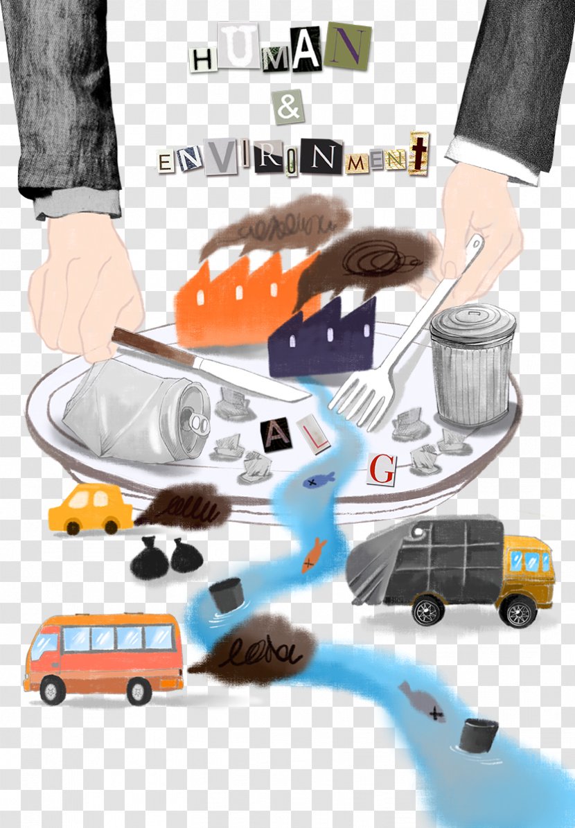 Pollution Poster Waste Illustration - Photography - Garbage Plate Inside Transparent PNG