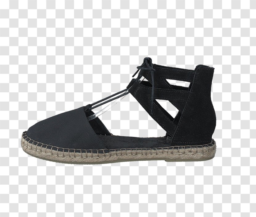 Suede Sandal Shoe Walking Black M Transparent PNG