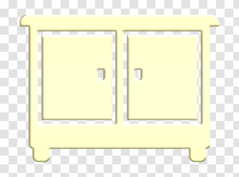 Bedroom Icon Drawers Furniture - Nightstand - Rectangle Transparent PNG
