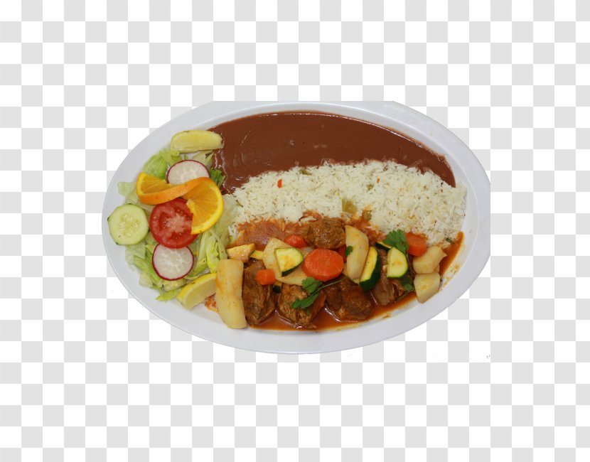 Curry Asian Cuisine Plate Cooked Rice Recipe - Steamed - Carne Asada Transparent PNG
