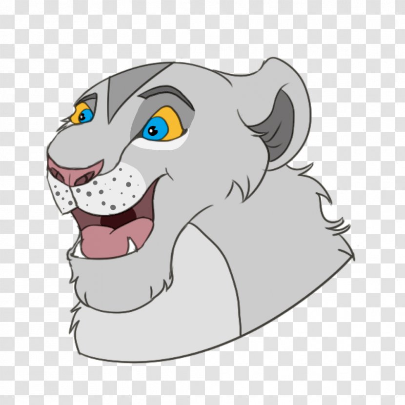 Whiskers Lion Tiger Cat Snout - Watercolor Transparent PNG