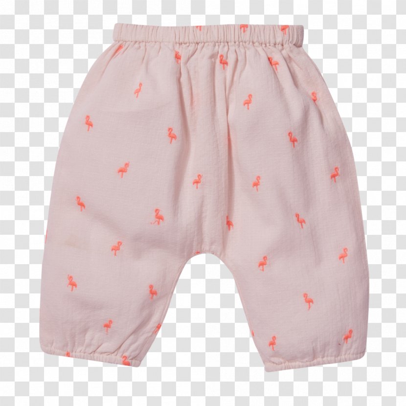 Pants Fashion Clothing Shorts Pattern - Flower - Flamingo Baby Transparent PNG