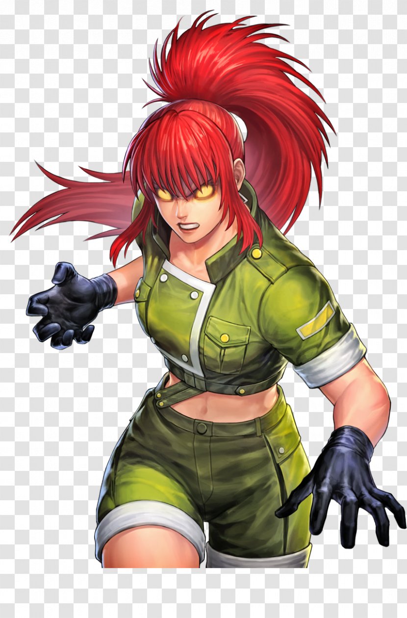 The King Of Fighters All-Star Kyo Kusanagi Iori Yagami '97 Leona Heidern - Heart - Angel Transparent PNG