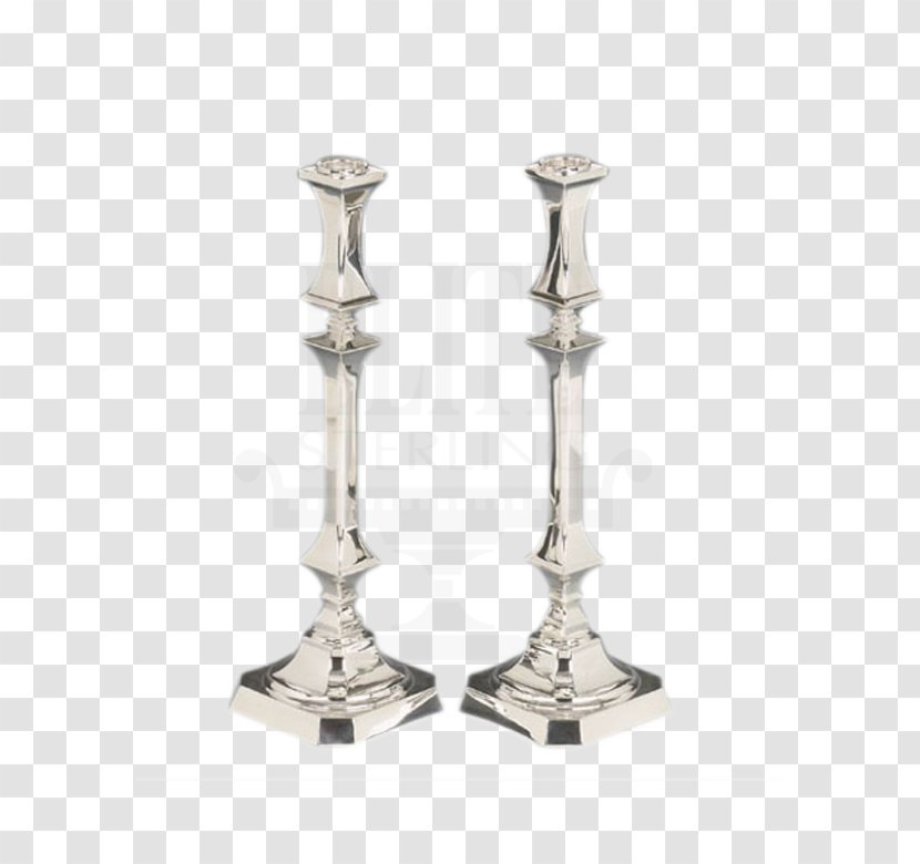 Silver Candlestick - Candle Transparent PNG