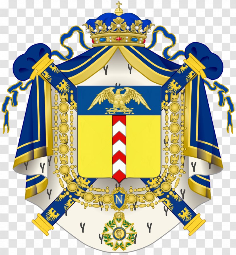 First French Empire France Republic Sweden Coat Of Arms - Napol%c3%a9on Transparent PNG