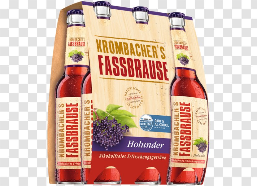 Beer Krombacher Brauerei Fassbrause Pilsner Fizzy Drinks - Natural Foods Transparent PNG