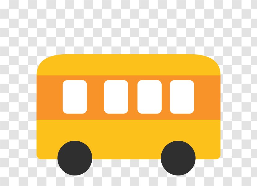 School Bus Clip Art: Transportation Emoji Train Transparent PNG