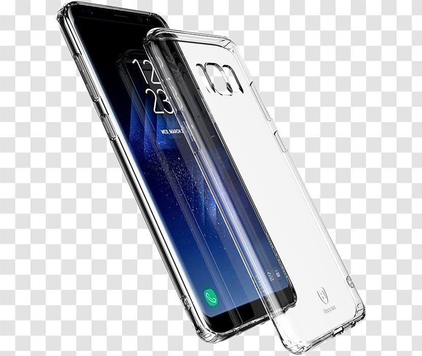 Samsung Galaxy S Plus S7 S8+ Single-SIM 64GB Factory Unlocked 4G Smartphone - Rose Pink Thermoplastic PolyurethaneGlaxy S8 Mockup Transparent PNG