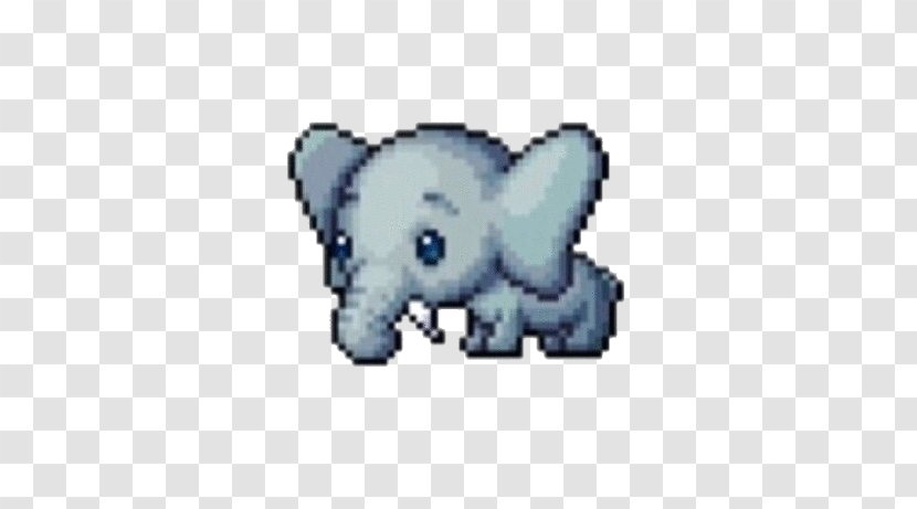 Elephantidae Pixel Art - Snout - Tumblr Transparent PNG