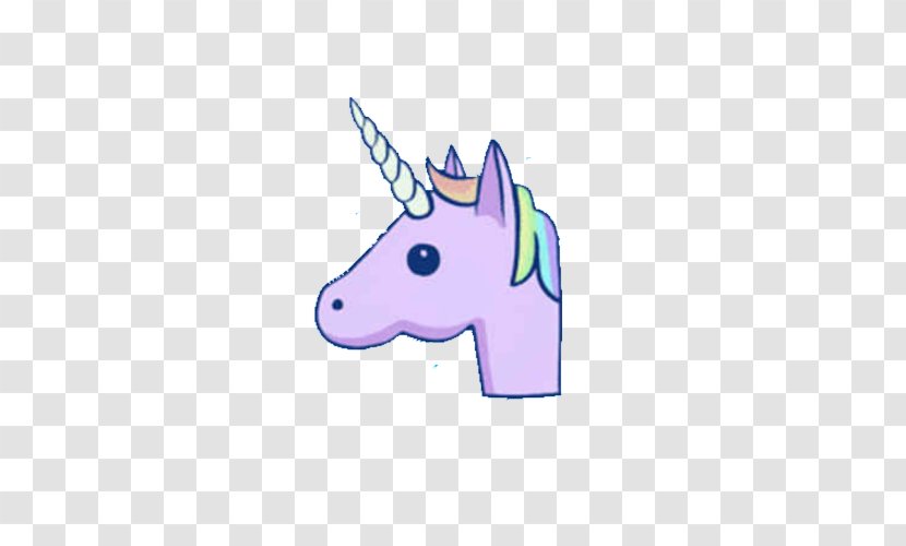 Unicorn Snout Mane Clip Art - Head - Felicity Smoak Transparent PNG