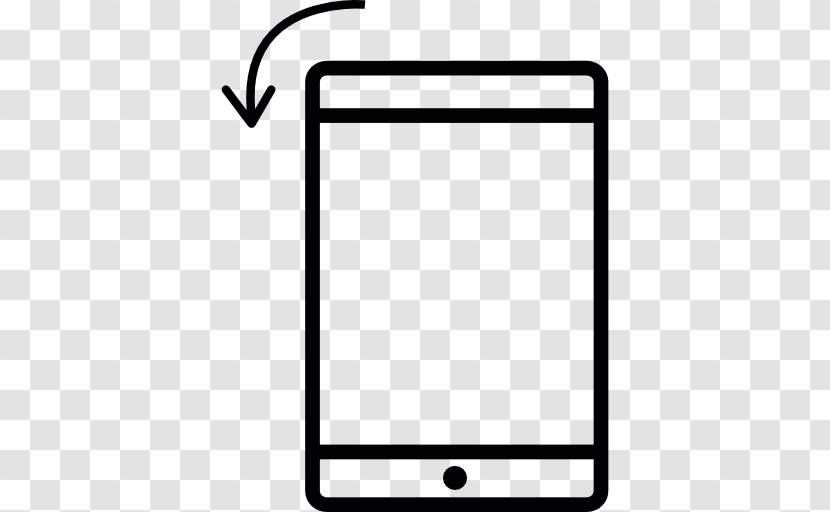 Smartphone Touchscreen - Black And White Transparent PNG