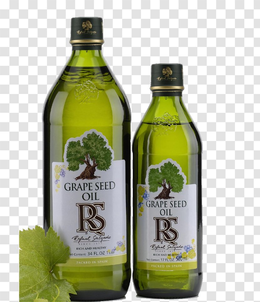 Olive Oil Grape Seed Vegetable - Bottle Transparent PNG