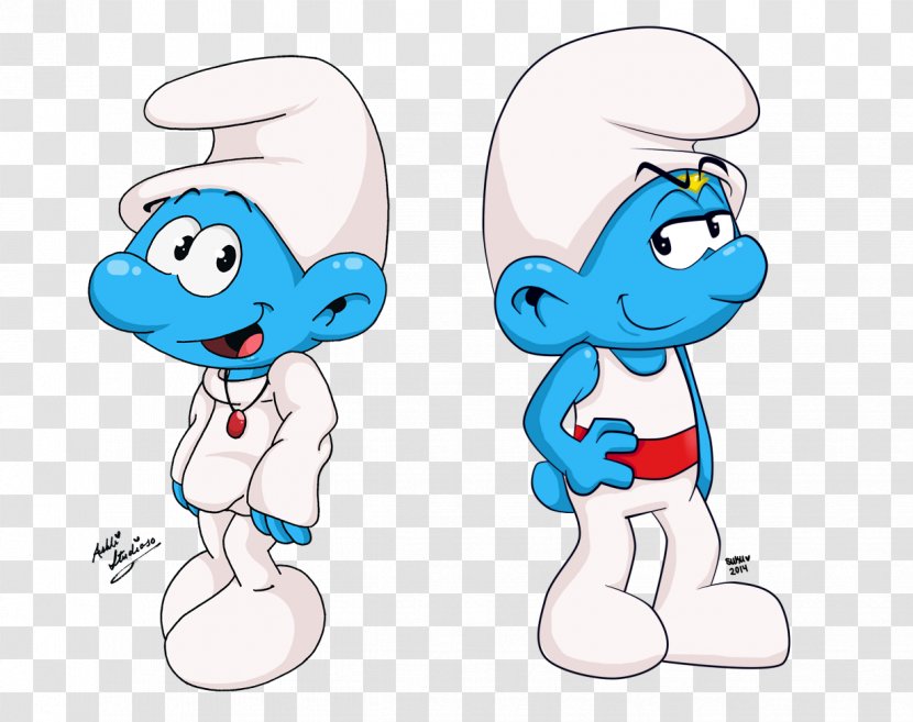 Smurfette Papa Smurf Handy Hefty Gargamel - Cartoon - Smurfs Transparent PNG