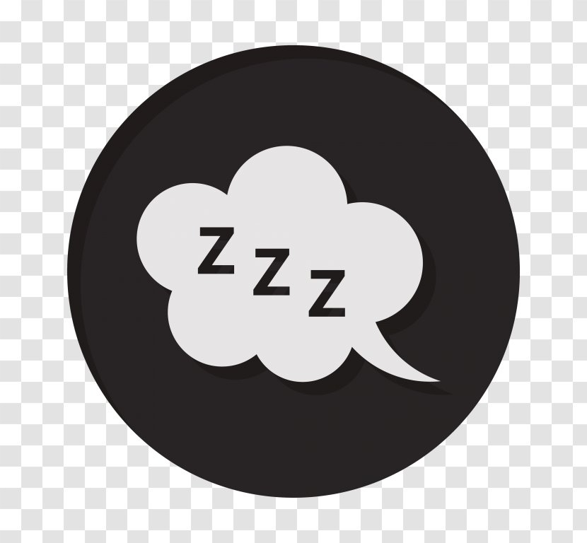 Vector Graphics Royalty-free Clip Art Illustration - Black And White - Zzz Transparent PNG