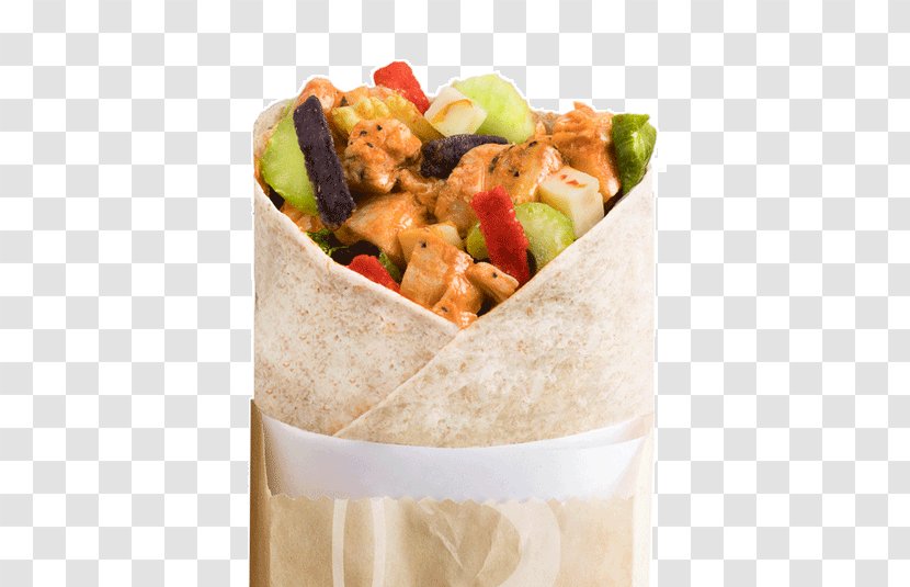 Vegetarian Cuisine Wrap Caesar Salad Food - Chicken Transparent PNG