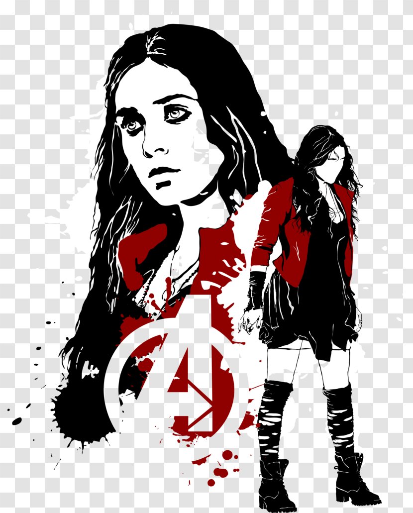 Elizabeth Olsen Wanda Maximoff Avengers: Age Of Ultron Captain America Quicksilver - Tree - Witch Transparent PNG