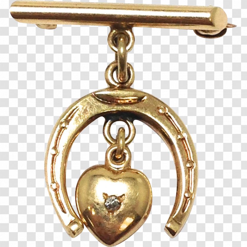Earring Body Jewellery Locket Charms & Pendants - Metal - Horseshoe Transparent PNG