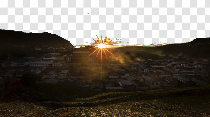 Stock Photography Geology Phenomenon Wallpaper - Sky - Sichuan Kawakita Town Landscape Two Transparent PNG