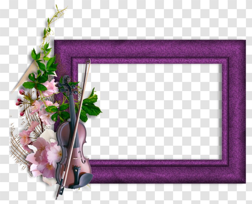 Floral Design Picture Frames Rectangle Petal - Frame Transparent PNG
