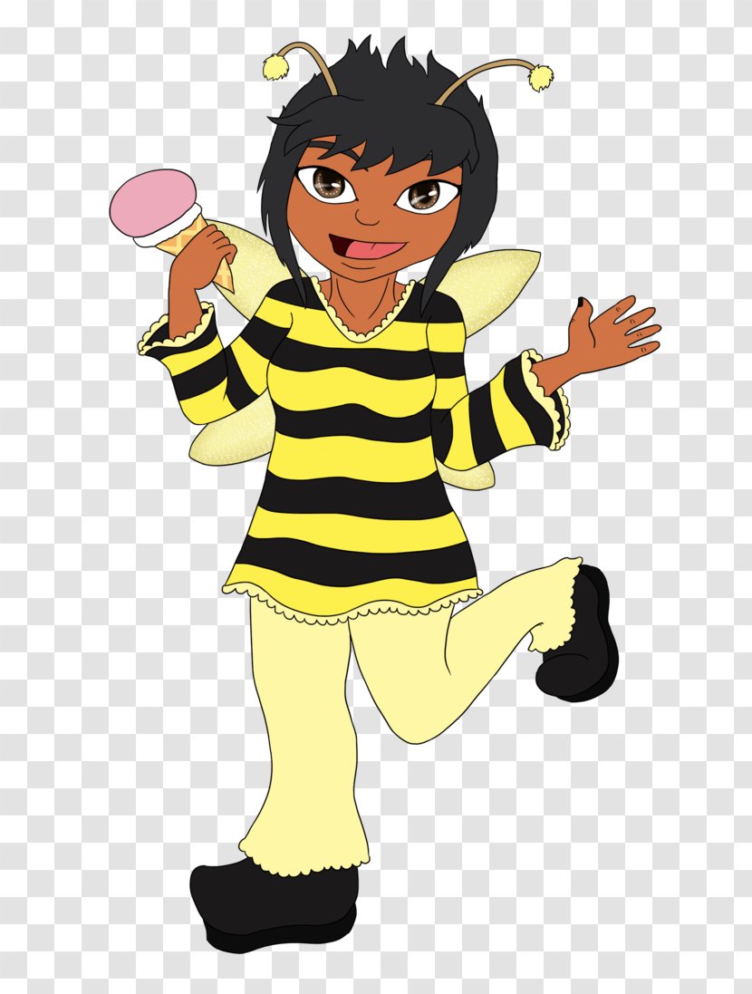 Costume Insect Mascot Clip Art - Fiction - Little Bee Transparent PNG