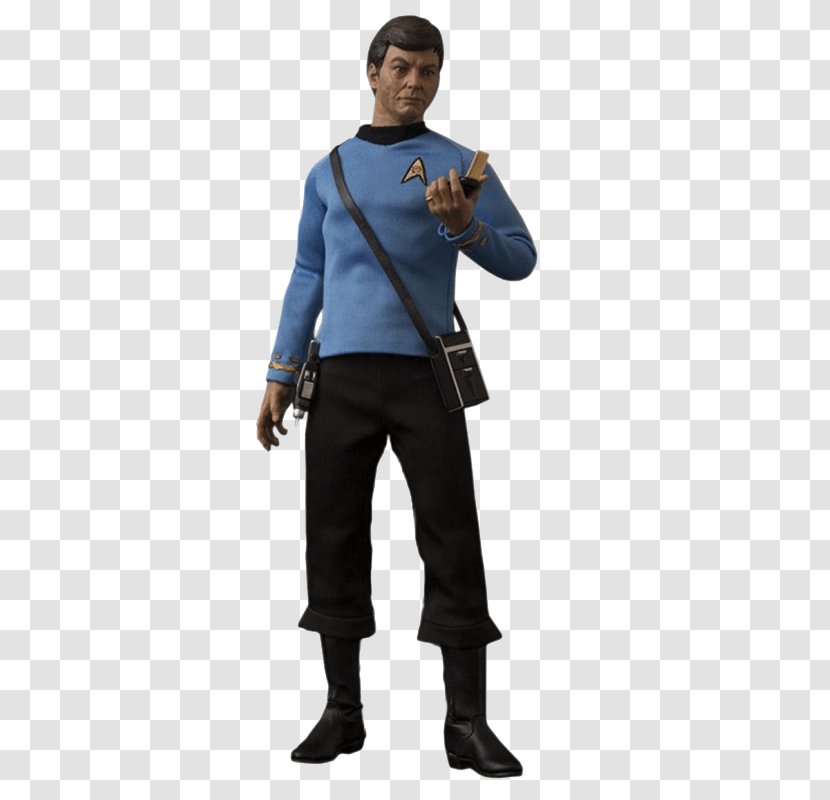 Leonard McCoy Suit Tricorder Starship Enterprise Costume - T Shirt - Mccoy Transparent PNG
