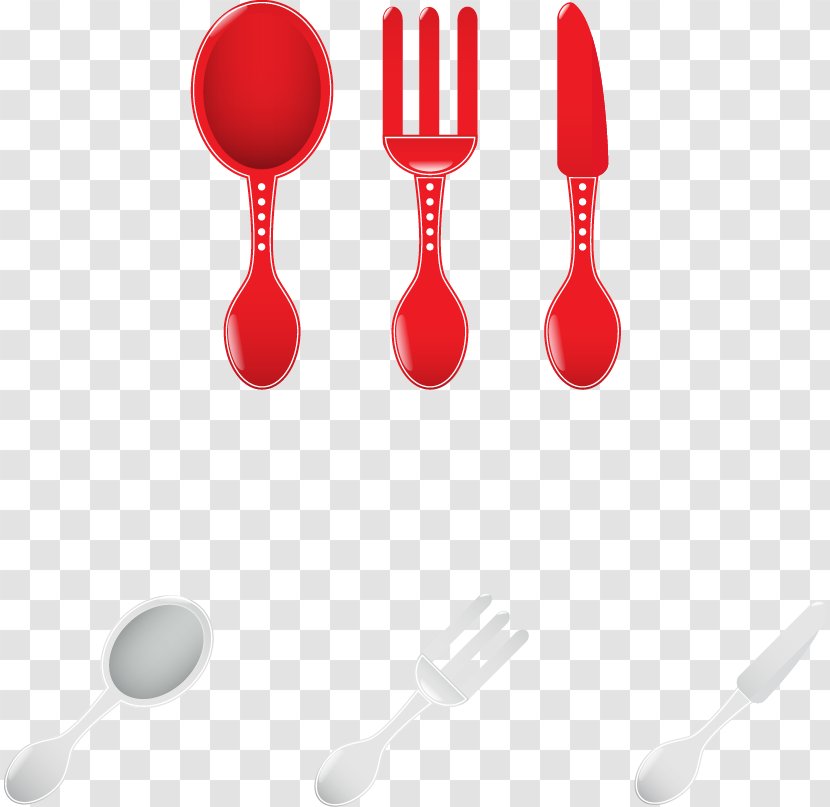 Knife Spoon Fork - Vector And Transparent PNG