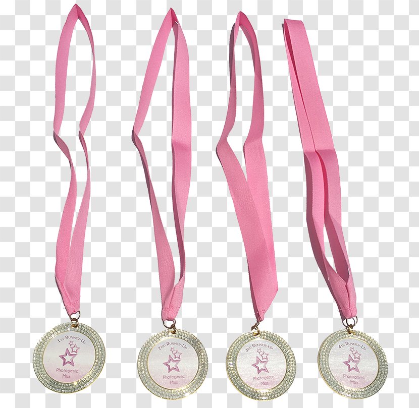 Pink M Body Jewellery - Rtv - Runners Up Medal Transparent PNG