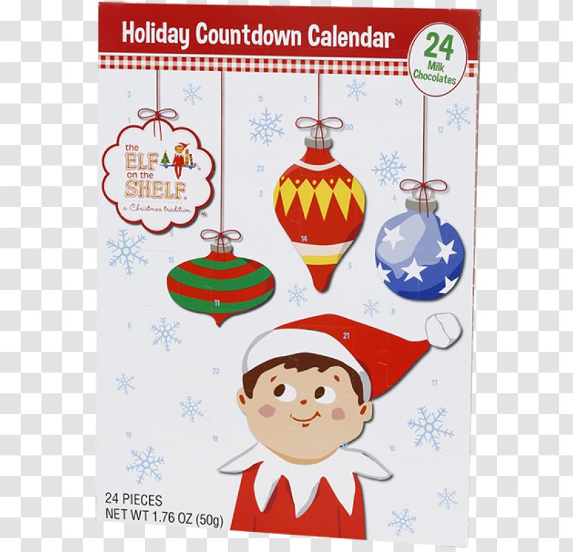 The Elf On Shelf Santa Claus Candy Cane Christmas Ornament North Pole Transparent PNG