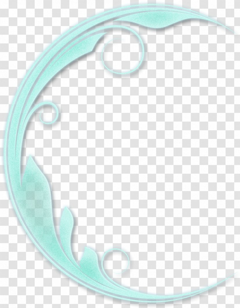 Turquoise Circle Font Transparent PNG