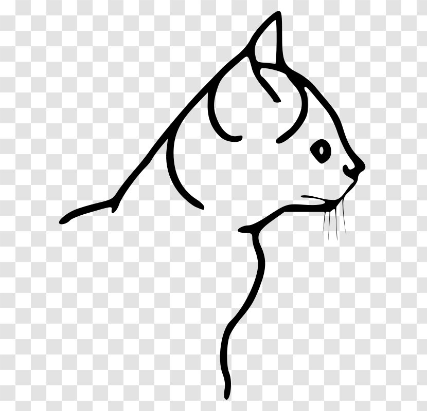 Kitten Cat Clip Art - Whiskers Transparent PNG
