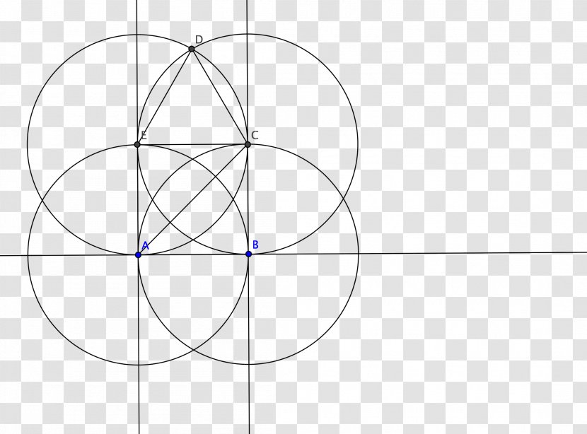 Circle Drawing /m/02csf Triangle - Number - Euclidean Transparent PNG
