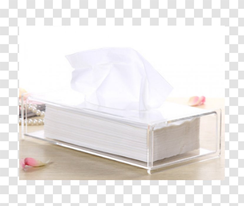 Tissue Paper Facial Tissues Cloth Napkins Box - Rectangle Transparent PNG