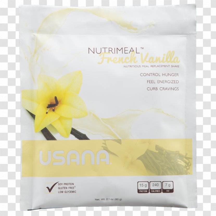 USANA Health Sciences Vanilla Chocolate - Yellow Transparent PNG
