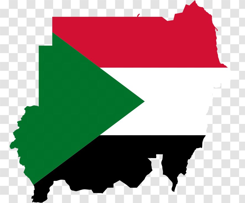 Flag Of Sudan Map - South Transparent PNG