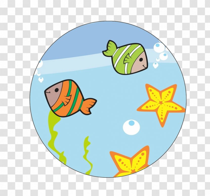 Sea Label Clip Art - Fish Transparent PNG