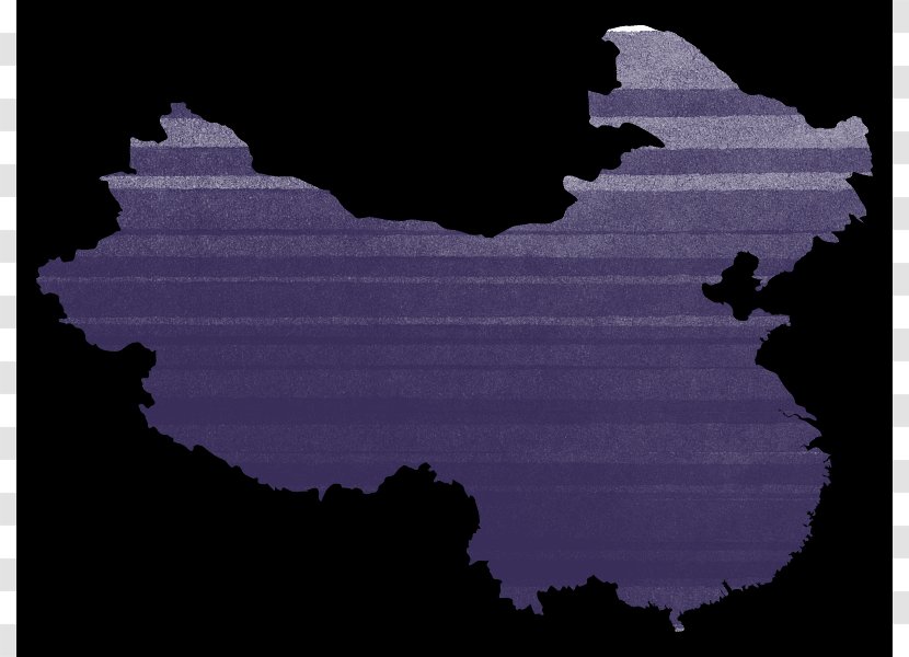 Flag Of China Greater Map National - Blue Transparent PNG