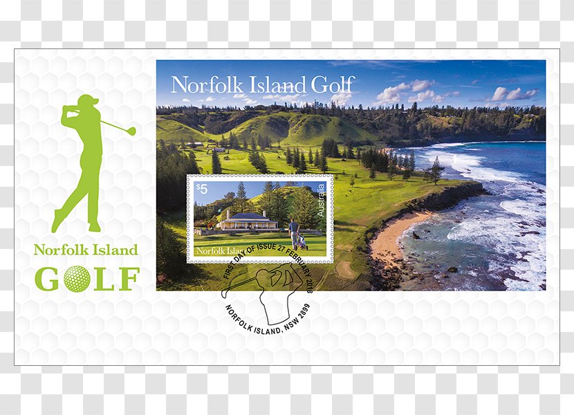 Norfolk Island Pitcairn Islands 2018 Commonwealth Games Golf Postage Stamps - Recreation - Miniature Day Transparent PNG