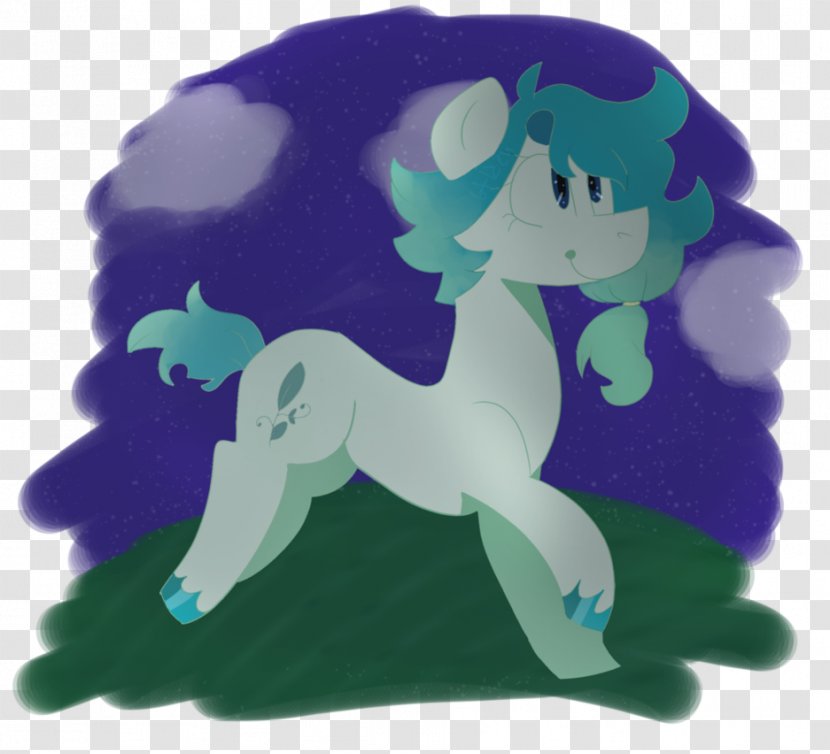 Horse Pony Teal Violet Turquoise - Mammal - Innocent And Lovely Transparent PNG