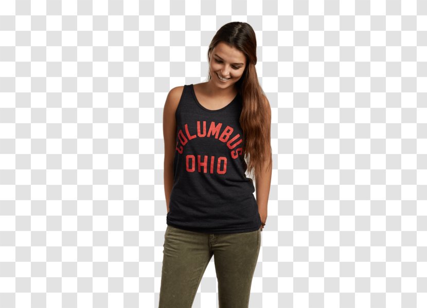 T-shirt Shoulder Sleeveless Shirt Outerwear - T - Columbus Ohio Transparent PNG