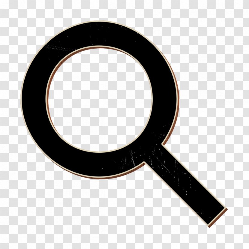 Search Icon Stroked - Magnifying Glass - Cosmetics Office Instrument Transparent PNG