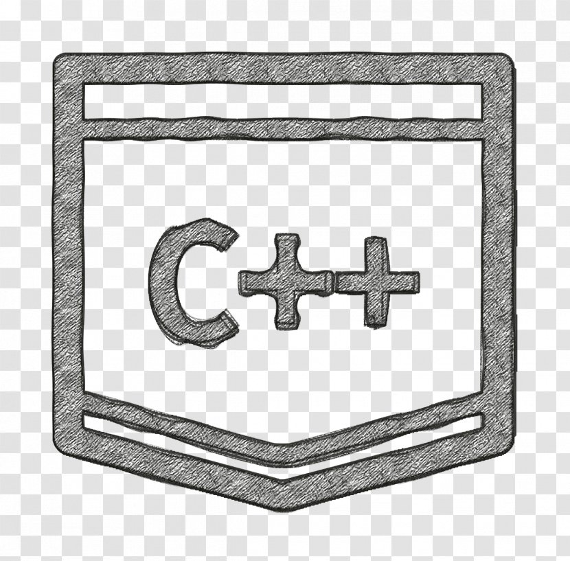 C Plus Icon Code Coding - Tutorial - Metal Cross Transparent PNG