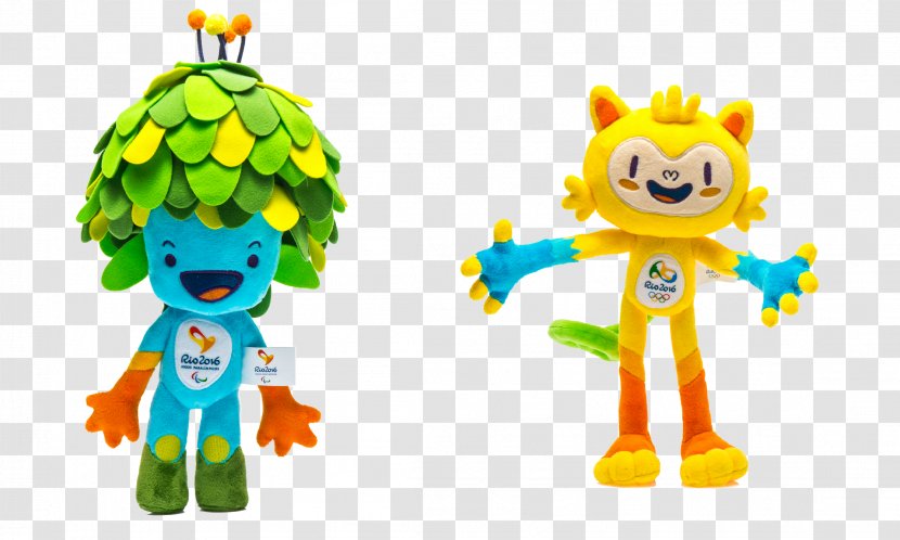 2016 Summer Paralympics Olympics Rio De Janeiro 2024 Olympiad - Art - Olympic Mascot Plush Toys Transparent PNG