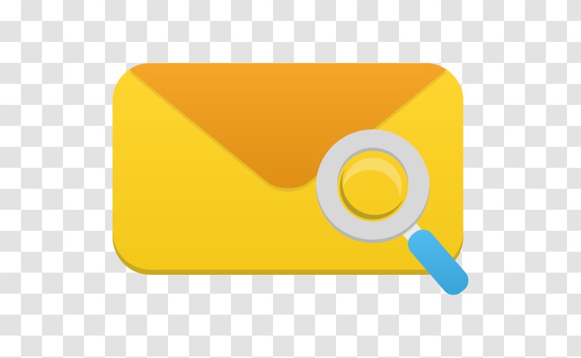 Angle Material Yellow - Mobile Phones - Mail Search Transparent PNG