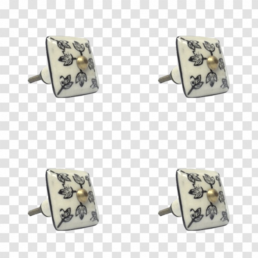 Earring Jewellery Clothing Accessories Silver - Rectangle Transparent PNG
