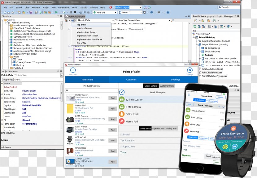 Embarcadero RAD Studio Technologies Computer Software Development - Android Transparent PNG