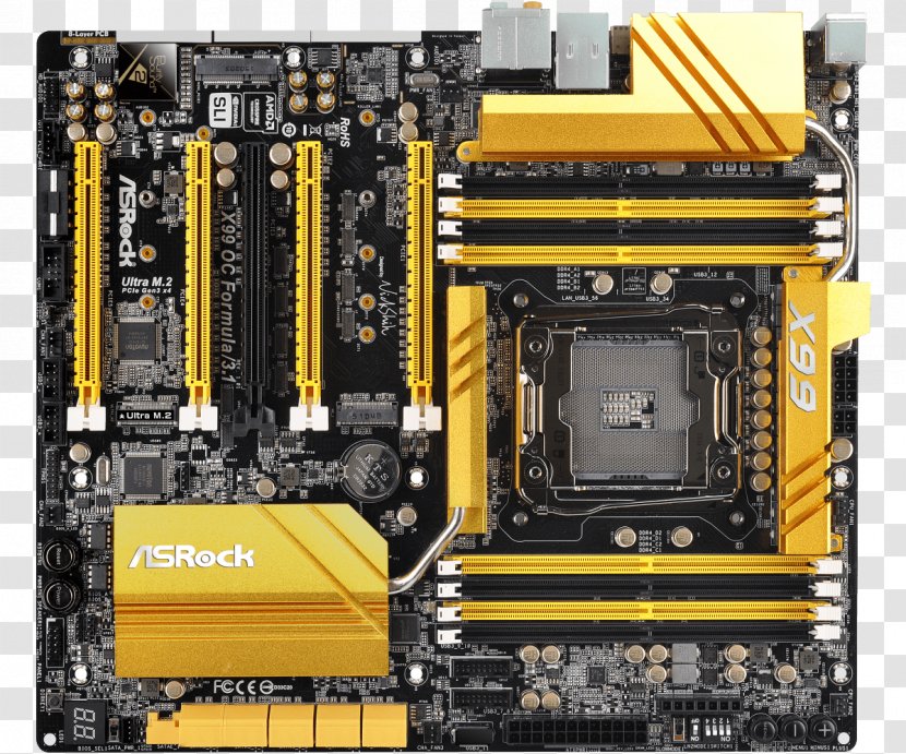 Motherboard X99 Taichi ASRock OC Formula LGA 2011-v3 Intel SATA 6Gb/s USB 3.0 Extended ATX - Usb 30 - Cpu Transparent PNG