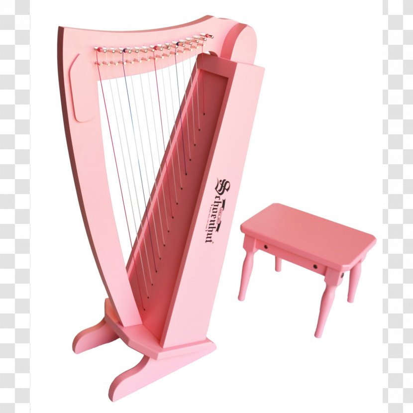 Schoenhut Piano Company Harp Musical Instruments String - Heart Transparent PNG