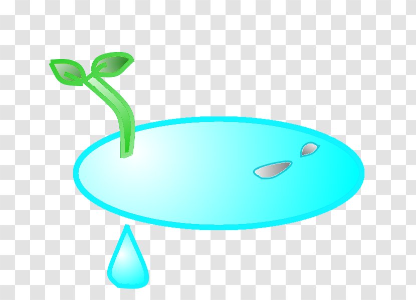 Turquoise Teal - Microsoft Azure - Puddle Transparent PNG