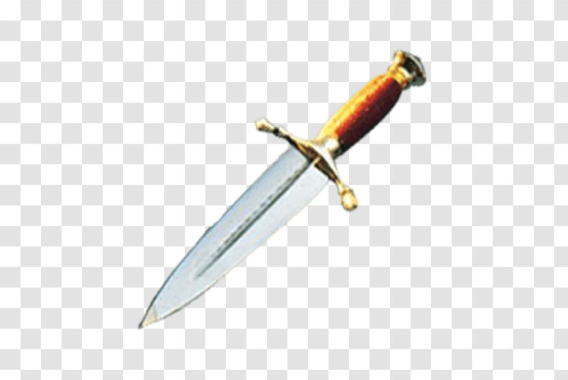 Bowie Knife Hunting & Survival Knives Throwing Dagger - Kitchen Utensil Transparent PNG